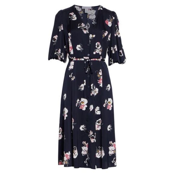 Nordstrom Signature Button From Silk Dress - Picture 7 of 12